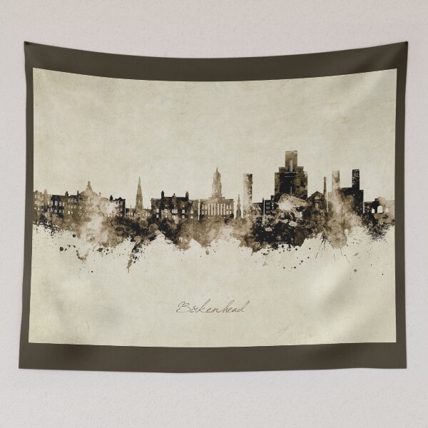 Item preview, Birkenhead England Skyline designed and sold by ArtPrints.