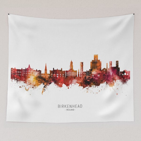 Item preview, Birkenhead England Skyline designed and sold by ArtPrints.