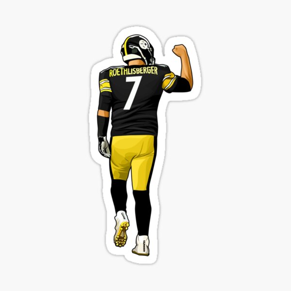 Antonio Brown Jersey Sticker for Sale by GideonJohnsto