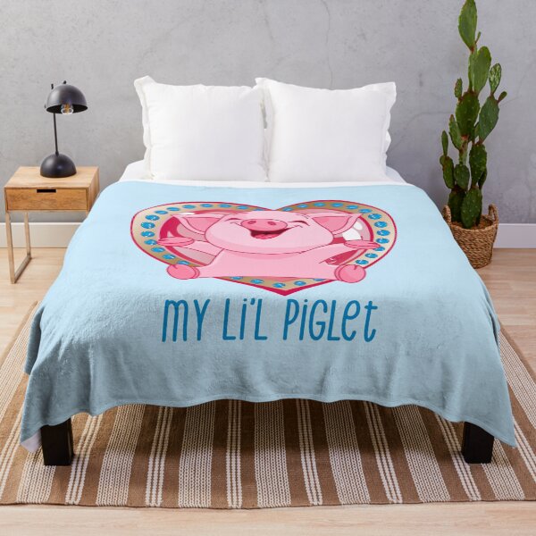 Item preview, My Li’l Piglet (on Blue) designed and sold by PawsitiveMum.