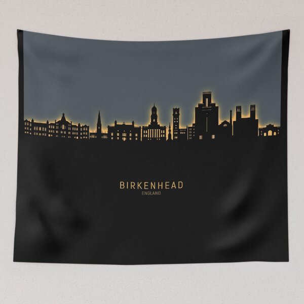Item preview, Birkenhead England Skyline designed and sold by ArtPrints.