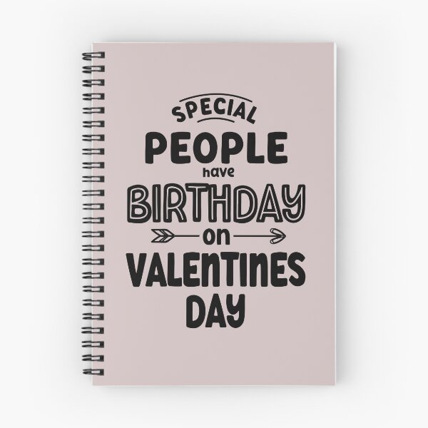 Item preview, Special People Have Birthday On Valentines Day February Birthday Gift designed and sold by JooArtPrints  ★★★★★.
