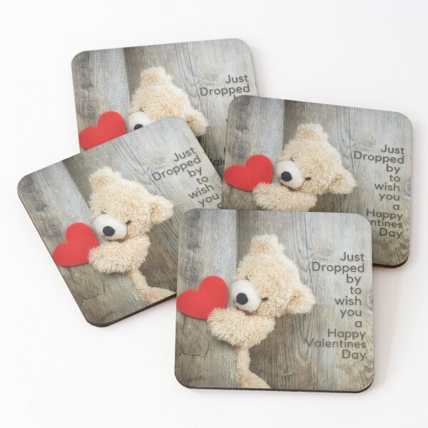 Item preview, Happy Valentine's Day (Just Dropped By) designed and sold by debjaynedesign.