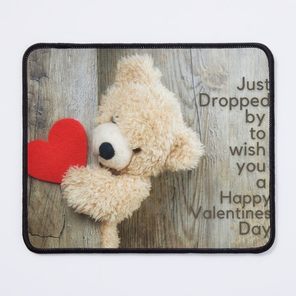Item preview, Happy Valentine's Day (Just Dropped By) designed and sold by debjaynedesign.