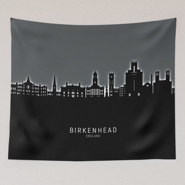 Item preview, Birkenhead England Skyline designed and sold by ArtPrints.