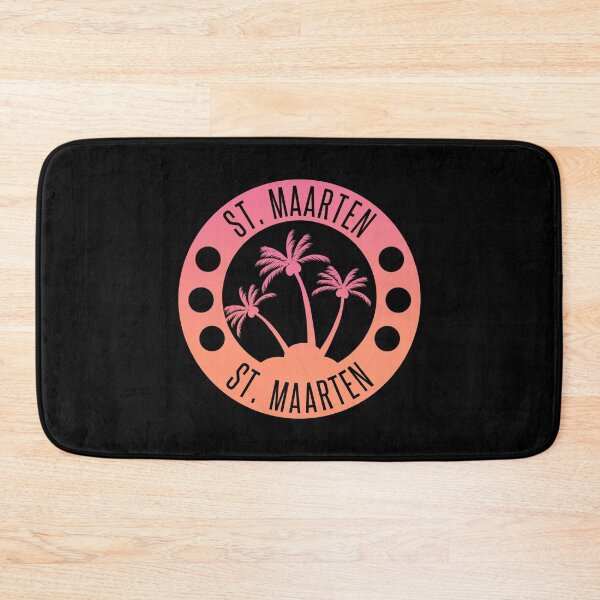 Item preview, St. Maarten Pink and Coral Gradient  | Sint Maarten | Saint Martin | Vacation, holiday trip, Travel gifts designed and sold by Violet Treasures.