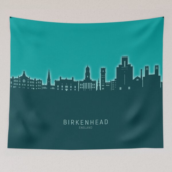 Item preview, Birkenhead England Skyline designed and sold by ArtPrints.