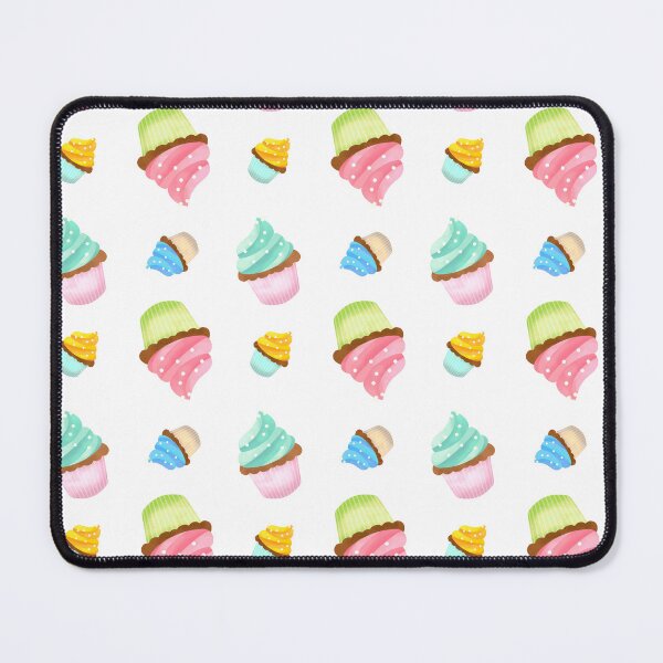 Item preview, Fancy Pink Mint Yellow Blue Cupcake  designed and sold by yuzudesign.
