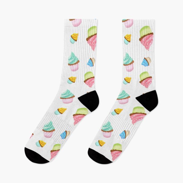 Item preview, Fancy Pink Mint Yellow Blue Cupcake  designed and sold by yuzudesign.