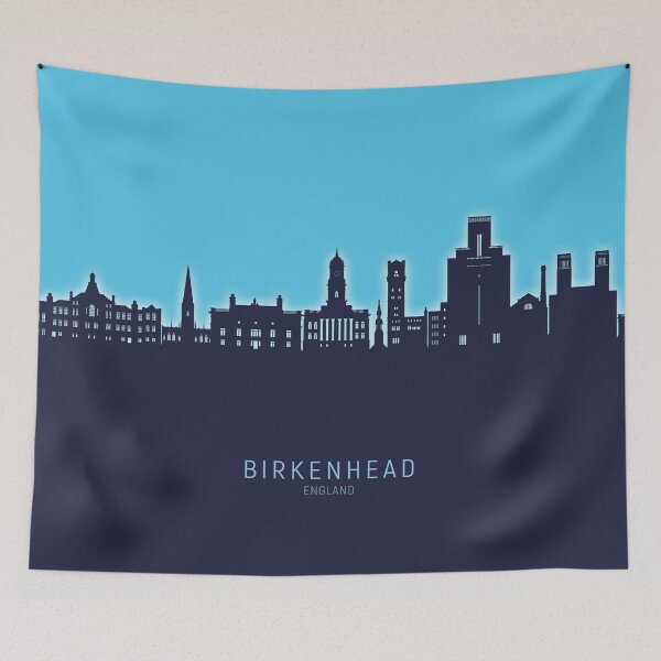 Item preview, Birkenhead England Skyline designed and sold by ArtPrints.