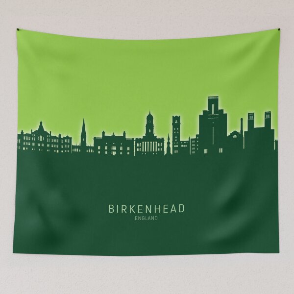 Item preview, Birkenhead England Skyline designed and sold by ArtPrints.