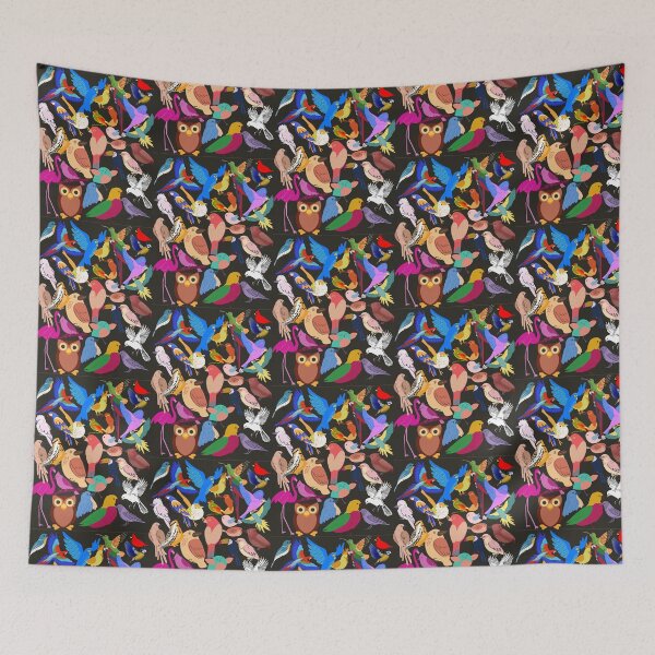 Item preview, Many kinds of birds  pattern in one designed and sold by EddieDesign1959.