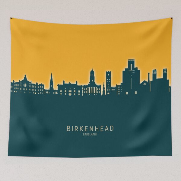 Item preview, Birkenhead England Skyline designed and sold by ArtPrints.