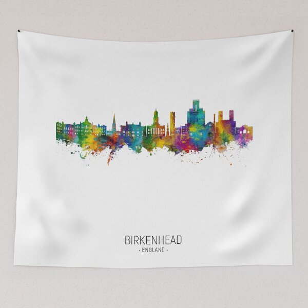 Item preview, Birkenhead England Skyline designed and sold by ArtPrints.