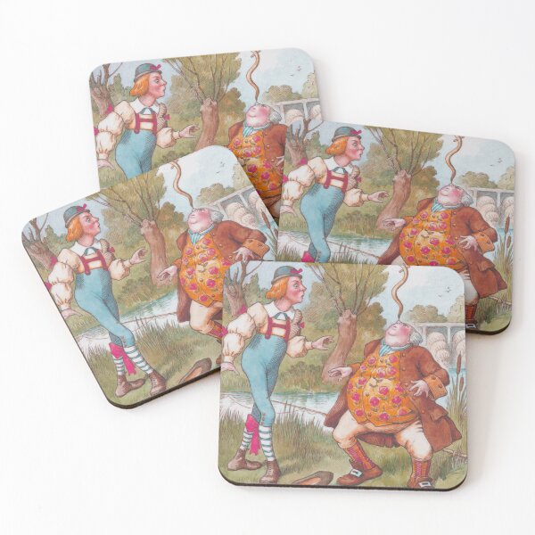 Item preview, Alice in Wonderland, two funny clowns designed and sold by Mauswohn.