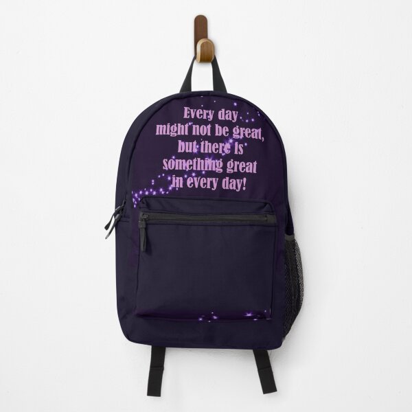Item preview, Every Day Might Not Be Great But There Is Something Great In Every Day Purple Pink Theme designed and sold by hurmerinta.