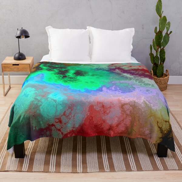 Item preview, Red Green and Brown Vivid Cosmic Clouds designed and sold by SeaChangeDesign.