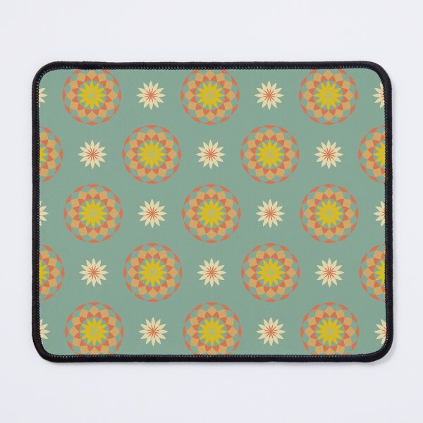 Item preview, Blomma, Vintage Flower Pattern in Retro Color Style designed and sold by BesanoStyle.