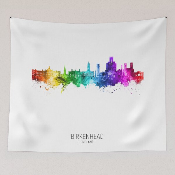 Item preview, Birkenhead England Skyline designed and sold by ArtPrints.