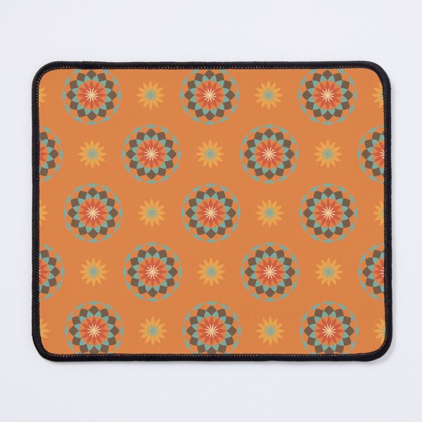 Item preview, Blomma, Vintage Flower Pattern in Retro Color Style designed and sold by BesanoStyle.