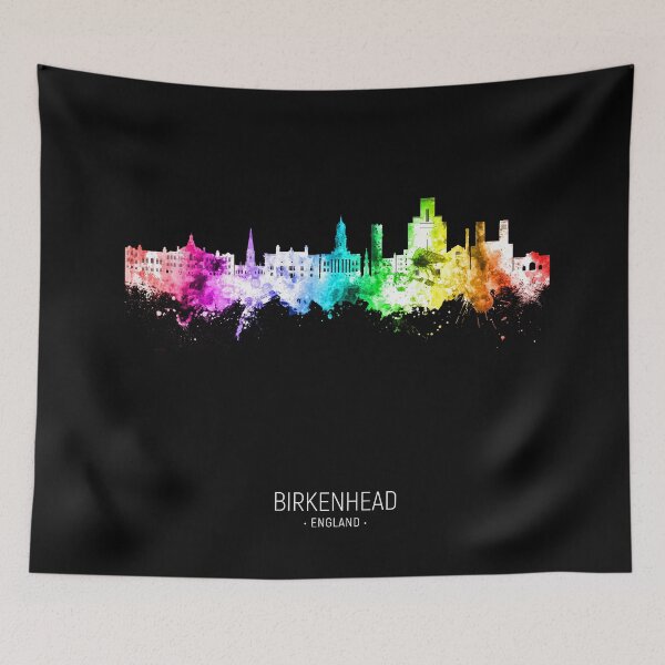 Item preview, Birkenhead England Skyline designed and sold by ArtPrints.