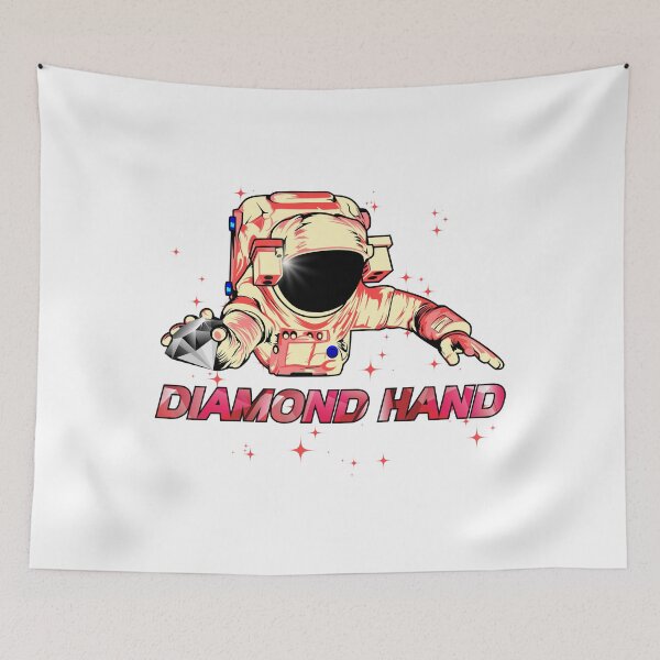 Item preview, Diamond hand, Bitcoin, Amc crypto, To the moon designed and sold by Lekrock.