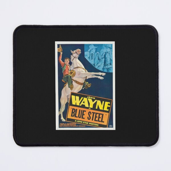 Item preview, Vintage Steel Hollywood Nostalgic Blue John Wayne Film Movie Advertisement Poster designed and sold by chingisauceda.