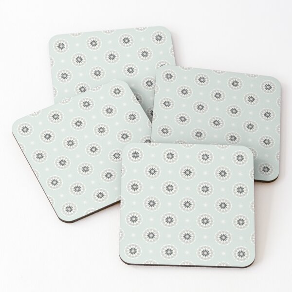 Item preview, Blomma, Vintage Flower Pattern in Retro Color Style designed and sold by BesanoStyle.
