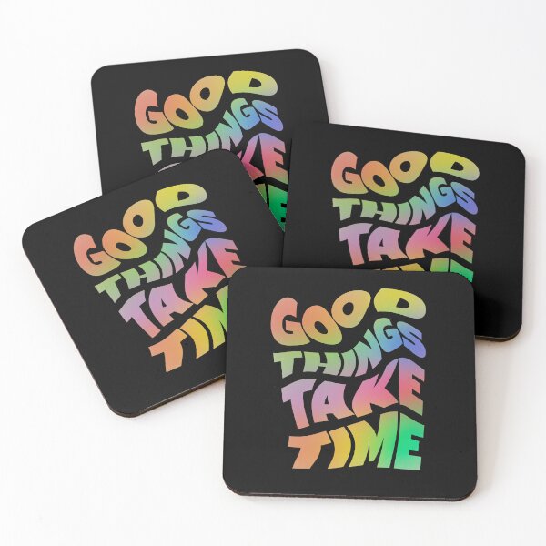 Item preview, Good Things Take Time Inspirational And Motivational Quote designed and sold by hanyj732.