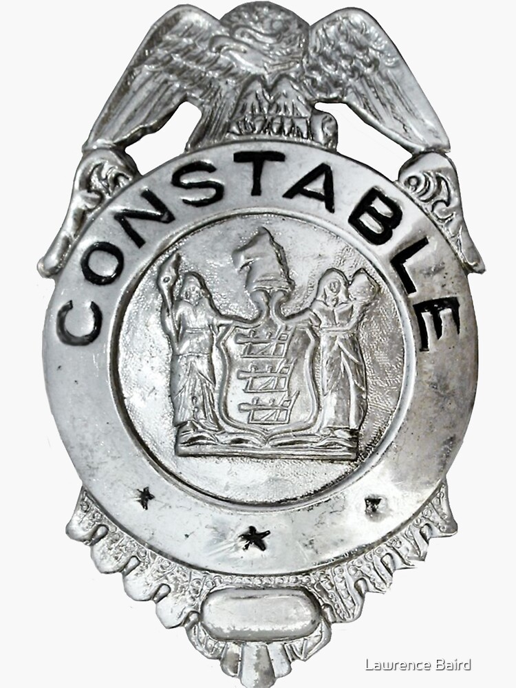 “Constable Badge” Sticker for Sale by lawrencebaird | Redbubble