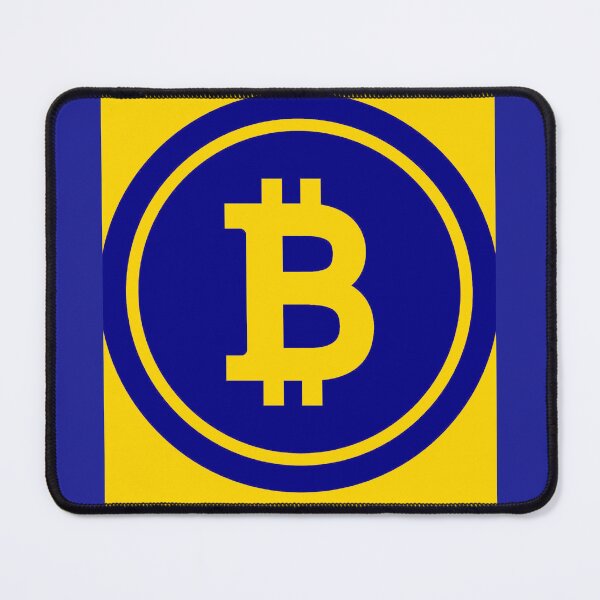 Item preview, BITCOIN IN A BEAUTIFUL GOLD AND BLUE COLOR. designed and sold by marie1919.