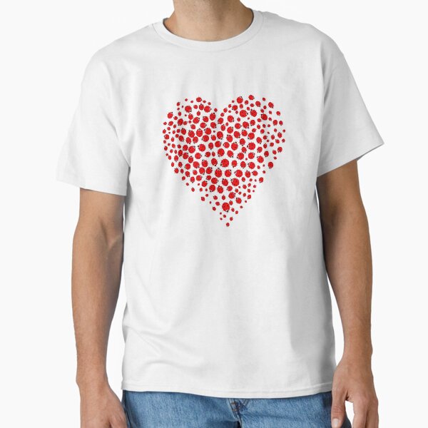 Item preview, Ladybug heart designed and sold by Katerina Mitkova Kirilova.