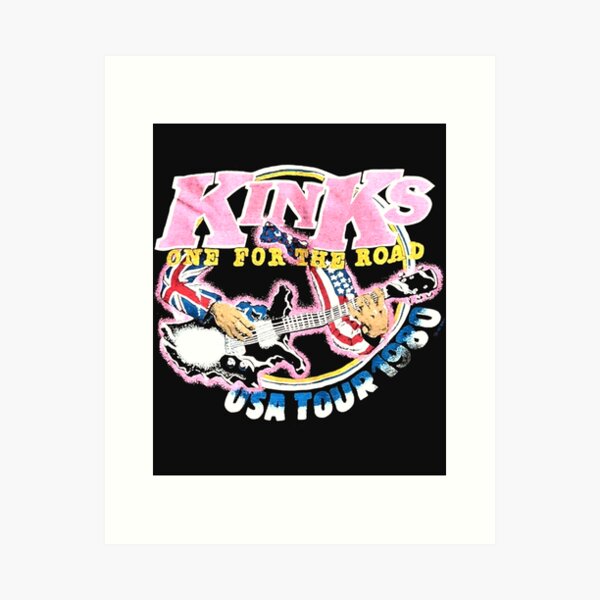 Aperçu de l'œuvre  Membres principaux du groupe Rock The Kinks créée et vendue par HAZEL123design.