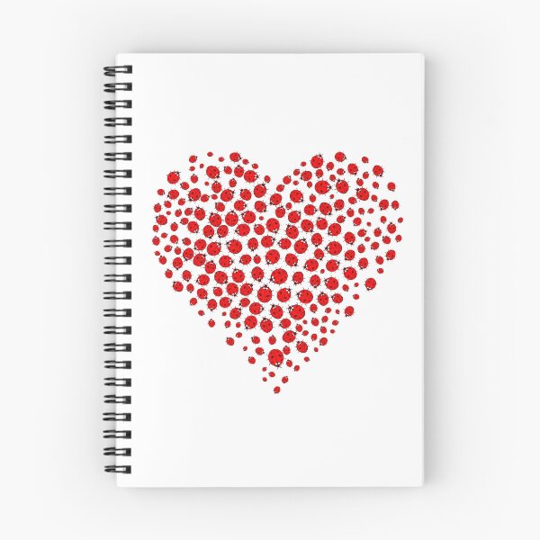 Item preview, Ladybug heart designed and sold by Katerina Mitkova Kirilova.