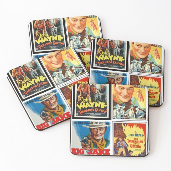 Item preview, John Wayne Classic Movies Collage Classic designed and sold by chingisauceda.