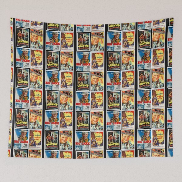 Item preview, John Wayne Classic Movies Collage Classic designed and sold by chingisauceda.