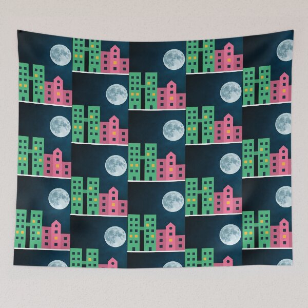Item preview, Full Moon in City designed and sold by EddieDesign1959.