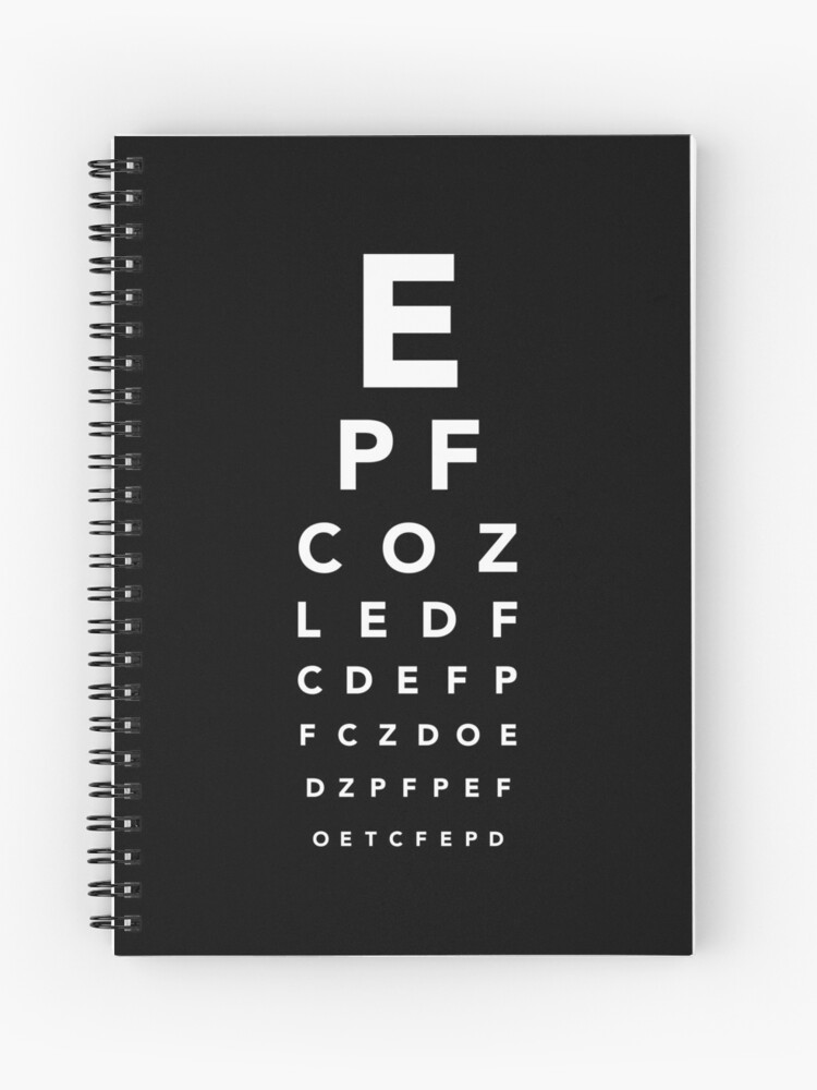 Snellen Letter Eye Chart