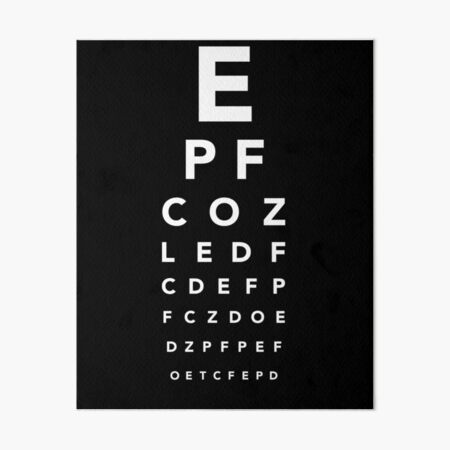 Printable Eye Chart  Eye chart printable, Eye chart, Eye test chart