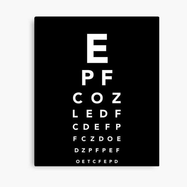 Snellen Eye Chart Custom Personalized Printable Bridal Shower Thank You  Congrats Optometrist Wall Art Gift