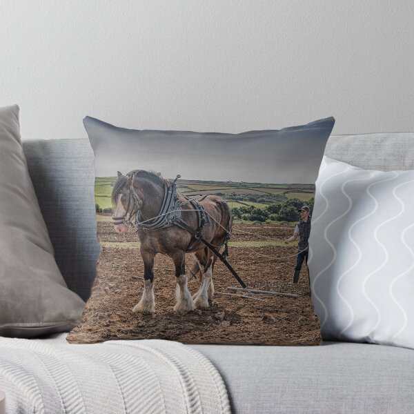Item preview, Ploughing with heavy horse designed and sold by kathleenjean.