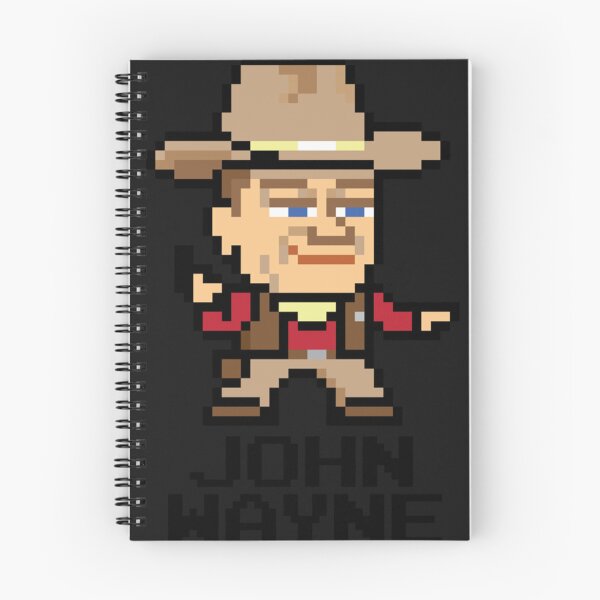 Item preview, John Wayne Pixel Character designed and sold by chingisauceda.