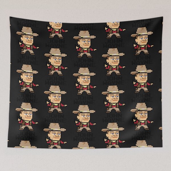 Item preview, John Wayne Pixel Character designed and sold by chingisauceda.