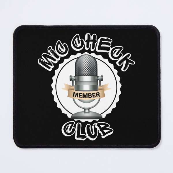 Item preview, Mic Check Club White. designed and sold by JockArts.