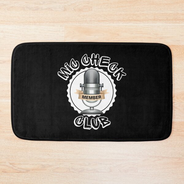 Item preview, Mic Check Club White. designed and sold by JockArts.