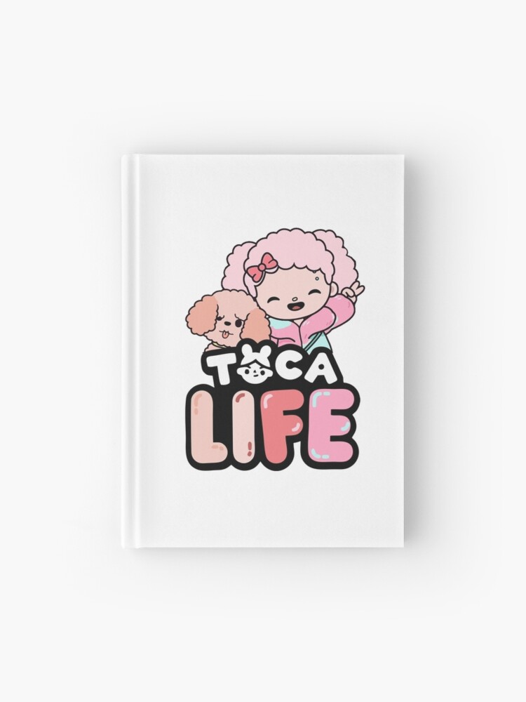 toca boca and gacha life Hardcover Journal for Sale by kader011