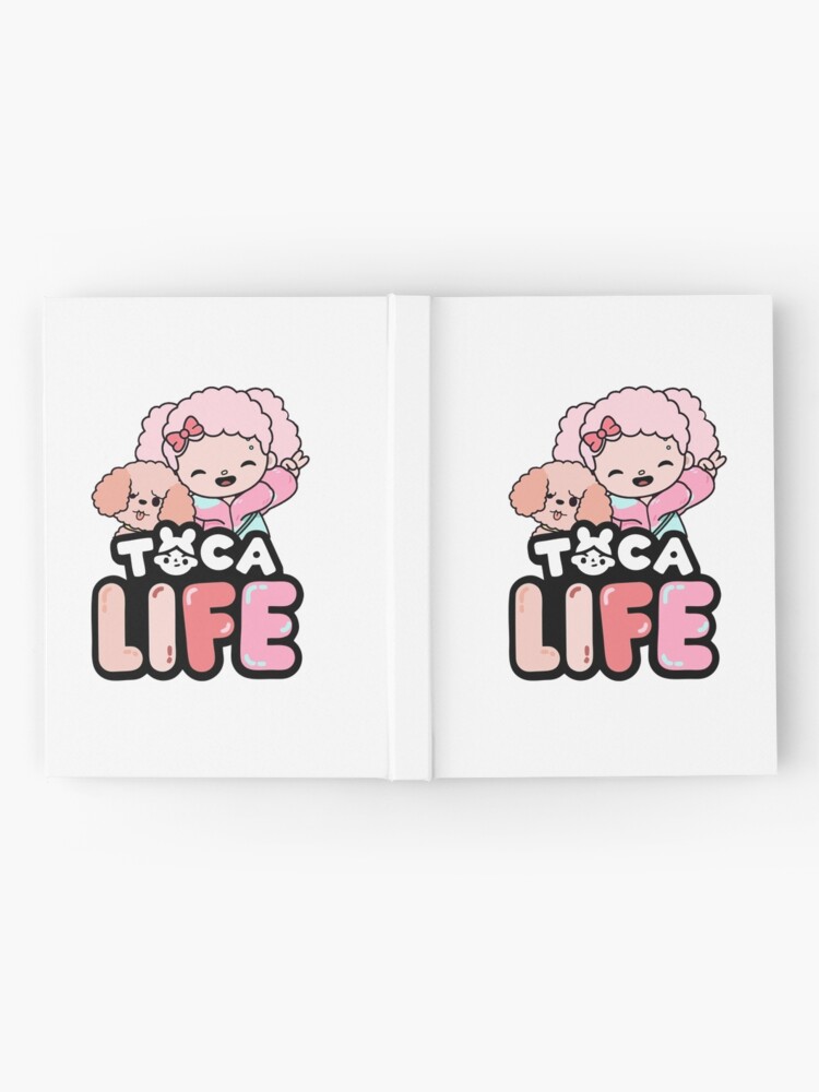 toca boca and gacha life Hardcover Journal for Sale by kader011