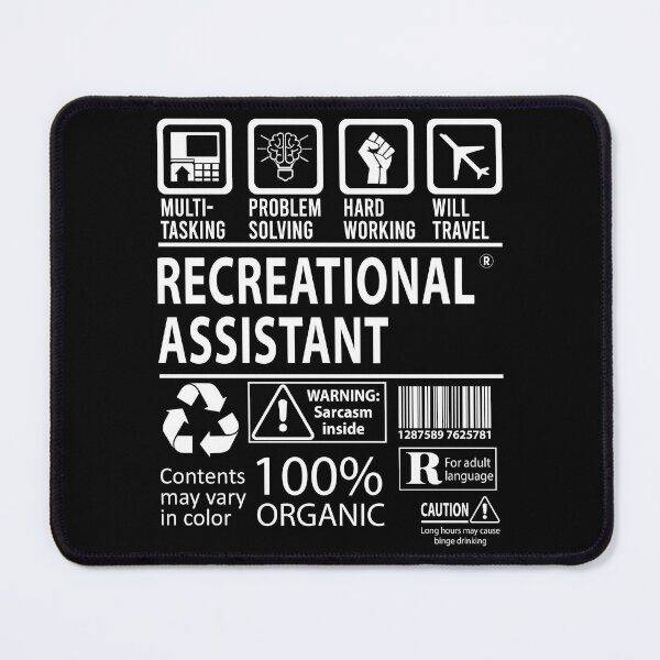 Item preview, Recreational Assistant T Shirt - MultiTasking Certified Job Gift Item Tee designed and sold by sabinacsnm.