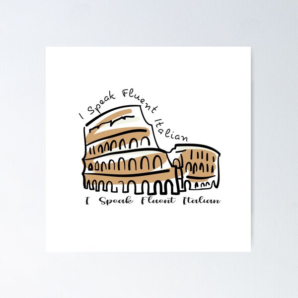 Item preview, I Speak Fluent Italian designed and sold by Toishi148.