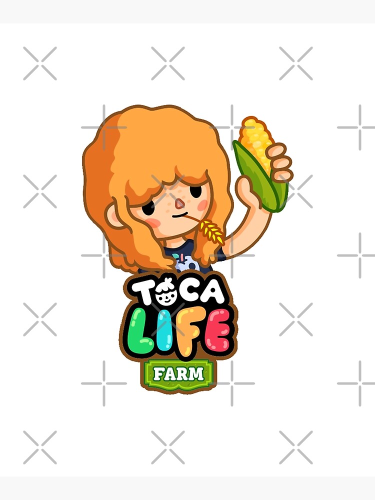 toca boca character pack Art Board Print for Sale by Pocapoㅤ